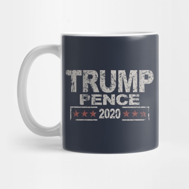 Distressed Donald Trump Mike Pence 2020 by Etopix